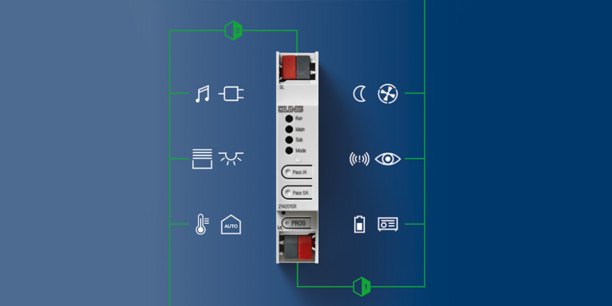 KNX Bereichs- und Linienkoppler bei Elektro Jung GmbH in Großkrotzenburg